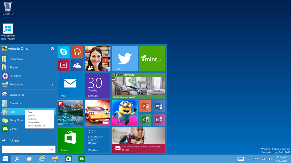 Windows 10 Windows 10 Ekran GörüntüleriGörüntüleri