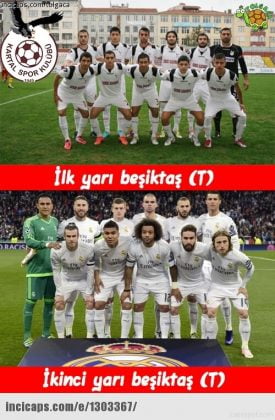Beşiktaş - Benfica Caps'leri