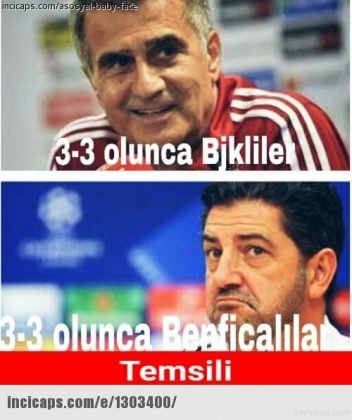 Beşiktaş - Benfica Caps'leri